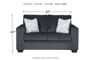 Altari Slate Sofa Sleeper, Sofa, Loveseat, and Ottoman -  Ashley - DMV Furniture