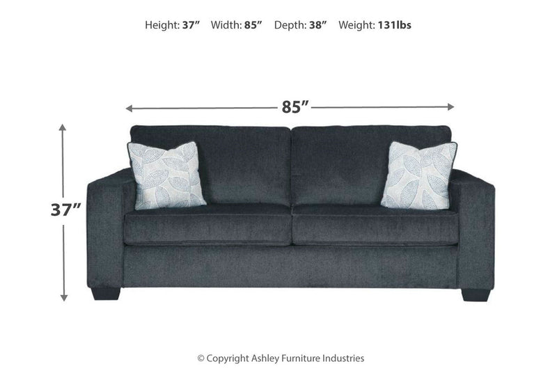 Altari Slate Sofa Sleeper, Sofa, Loveseat, and Ottoman -  Ashley - DMV Furniture