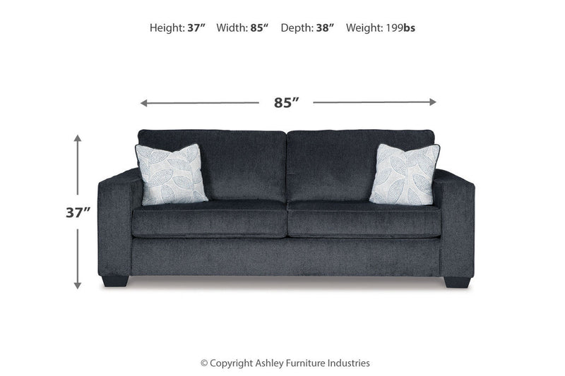 Altari Slate Sofa Sleeper with Chair -  Ashley - DMV Furniture
