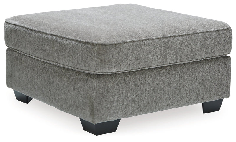 Altari Gray 2-Piece Sectional with Chaise and Oversized Ottoman from Ashley - DMV Furniture