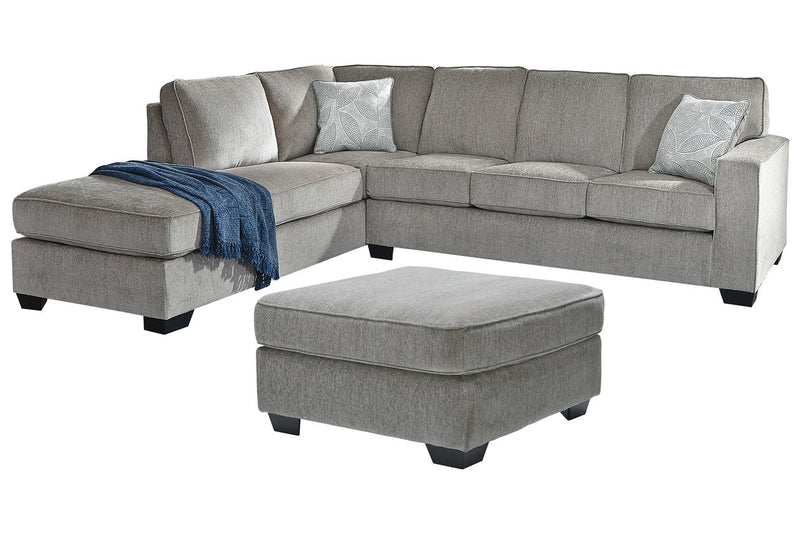 Altari Alloy 2-Piece Sectional with Ottoman -  Ashley - DMV Furniture