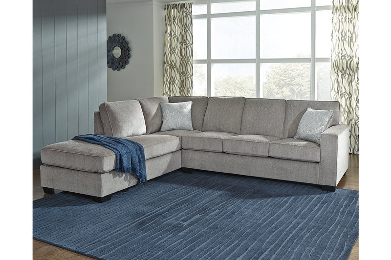Altari Alloy 2-Piece Sectional with Chaise, Loveseat and Ottoman -  Ashley - DMV Furniture