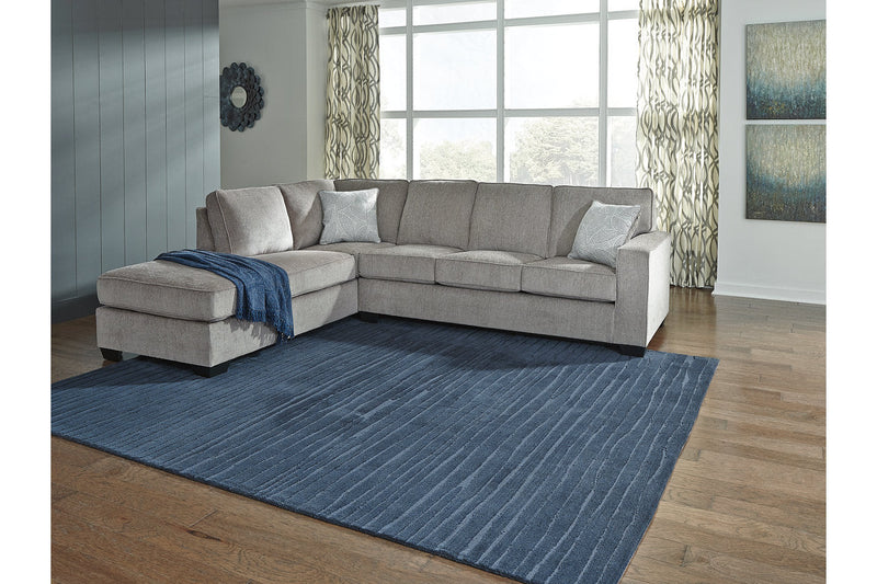 Altari Alloy 2-Piece Sectional with Ottoman -  Ashley - DMV Furniture