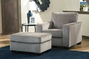 Altari Alloy Chair and Ottoman -  Ashley - DMV Furniture