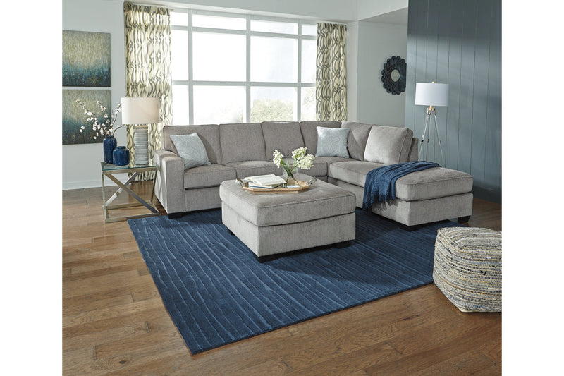 Altari Alloy 2-Piece Sleeper Sectional, Loveseat and Ottoman -  Ashley - DMV Furniture
