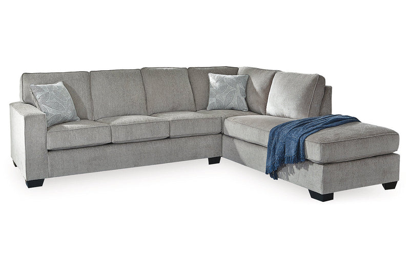 Altari Alloy 2-Piece Sleeper Sectional, Loveseat and Ottoman -  Ashley - DMV Furniture