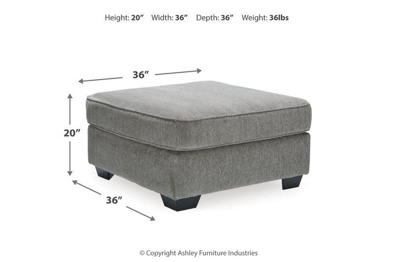 Altari Alloy 2-Piece Sleeper Sectional, Loveseat and Ottoman -  Ashley - DMV Furniture