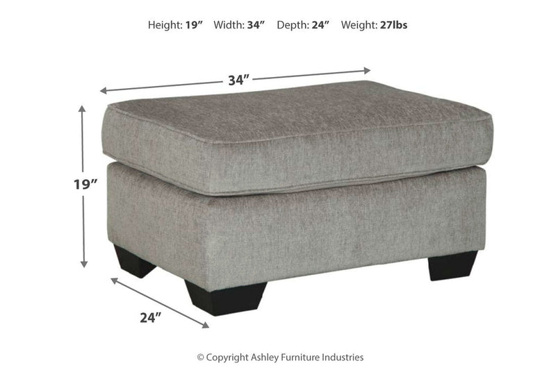 Altari Alloy Chair and Ottoman -  Ashley - DMV Furniture