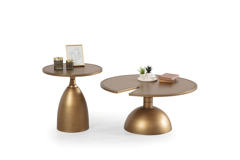 873 Gold 2 Pc Coffee Table Set - DMV FurnitureCoffee Table