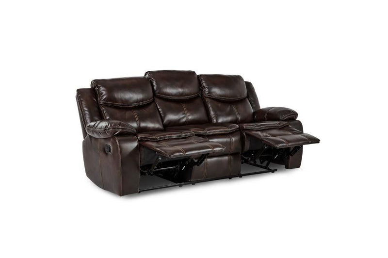 Bastrop Double Reclining Sofa 8230Brw-3 | Homelegance