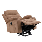 9000BRW-1LTM Power Lift Chair with Massage, Heat, Charging Ports and Cup-holders - 9000BRW-1LTM