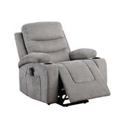 9000GRY-1LTM Power Lift Chair with Massage, Heat, Charging Ports and Cup-holders - 9000GRY-1LTM