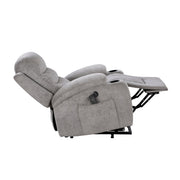 9000GRY-1LTM Power Lift Chair with Massage, Heat, Charging Ports and Cup-holders - 9000GRY-1LTM