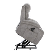 9000GRY-1LTM Power Lift Chair with Massage, Heat, Charging Ports and Cup-holders - 9000GRY-1LTM
