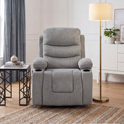 9000GRY-1LTM Power Lift Chair with Massage, Heat, Charging Ports and Cup-holders - 9000GRY-1LTM
