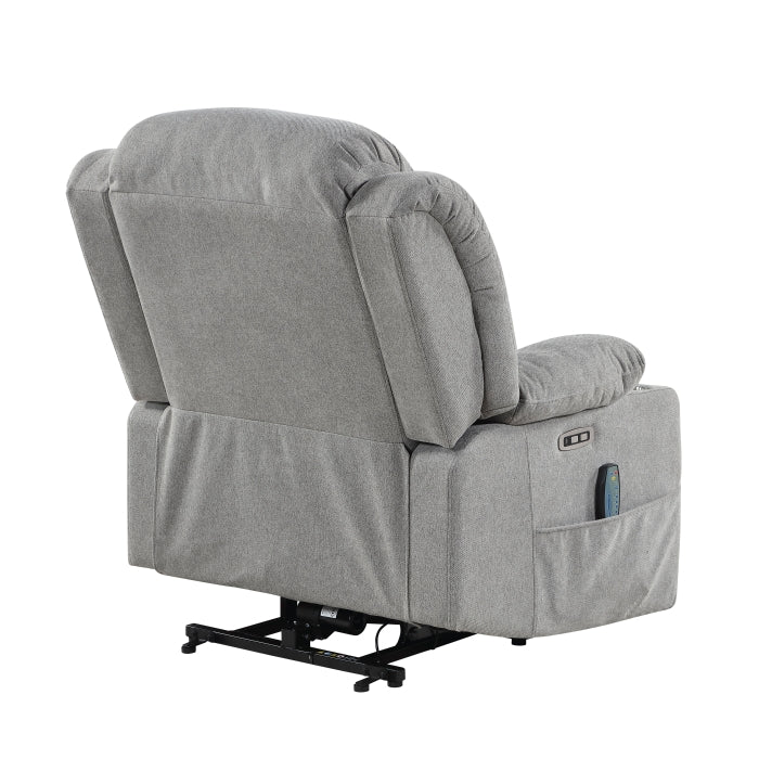 9001GY-1LTM Power Lift Chair with Massage, Heat and Charging Port - 9001GY-1LTM