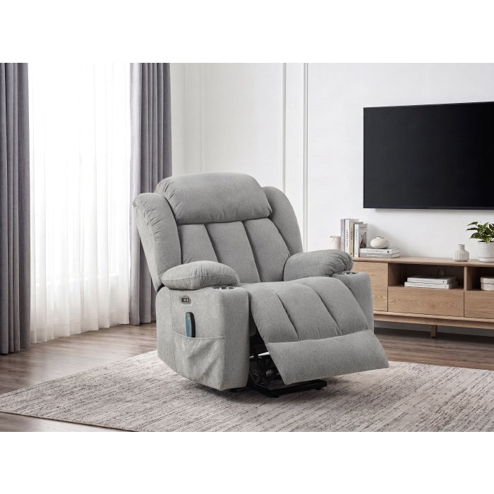 9001GY-1LTM Power Lift Chair with Massage, Heat and Charging Port - 9001GY-1LTM