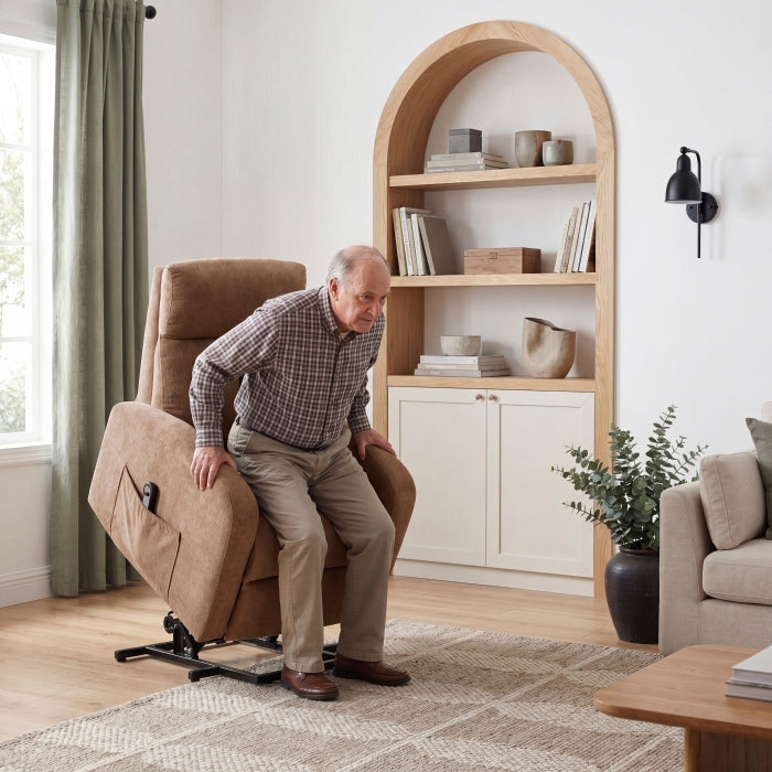 9004BRW-1LT Power Lift Chair - 9004BRW-1LT