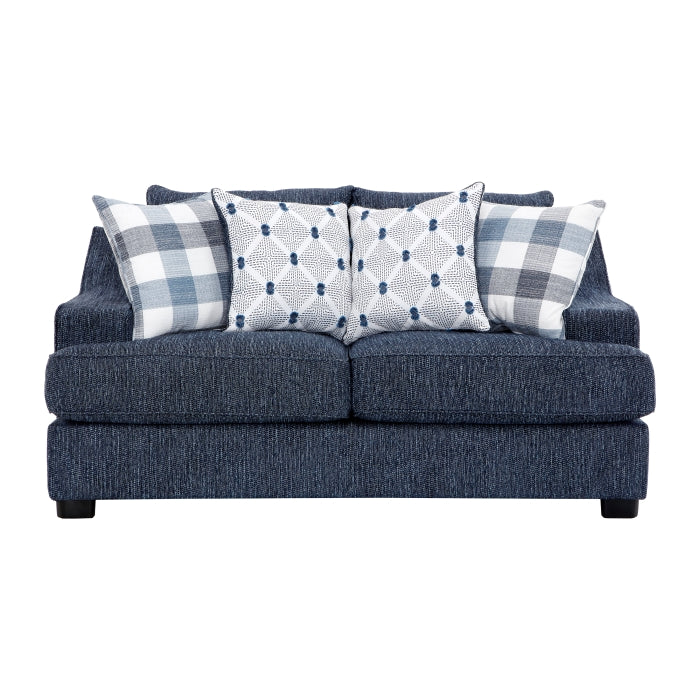 9008BUE-2 Love Seat - 9008BUE-2