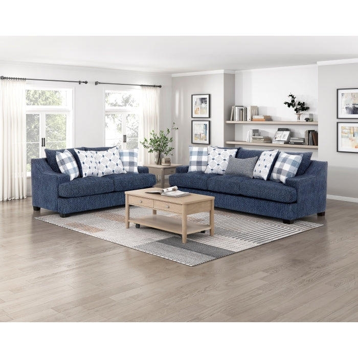 9008BUE-2 Love Seat - 9008BUE-2