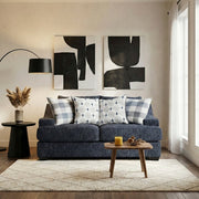 9008BUE-2 Love Seat - 9008BUE-2