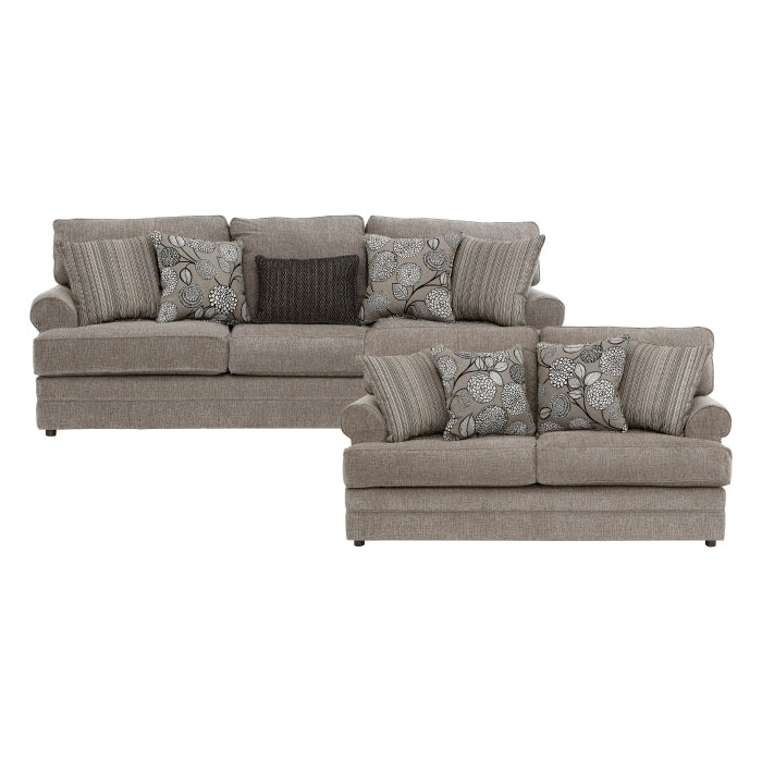 9009TPE*2 2pc Set: Sofa, Love - 9009TPE*2
