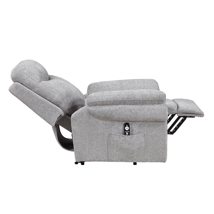 9015GY-1LTM Power Lift Chair with Massage, Heat and Charging Port - 9015GY-1LTM