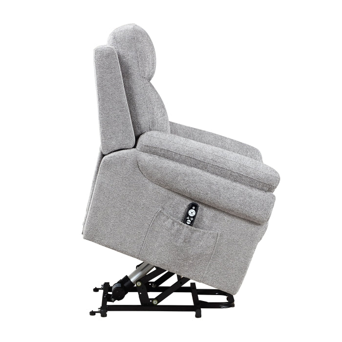 9015GY-1LTM Power Lift Chair with Massage, Heat and Charging Port - 9015GY-1LTM