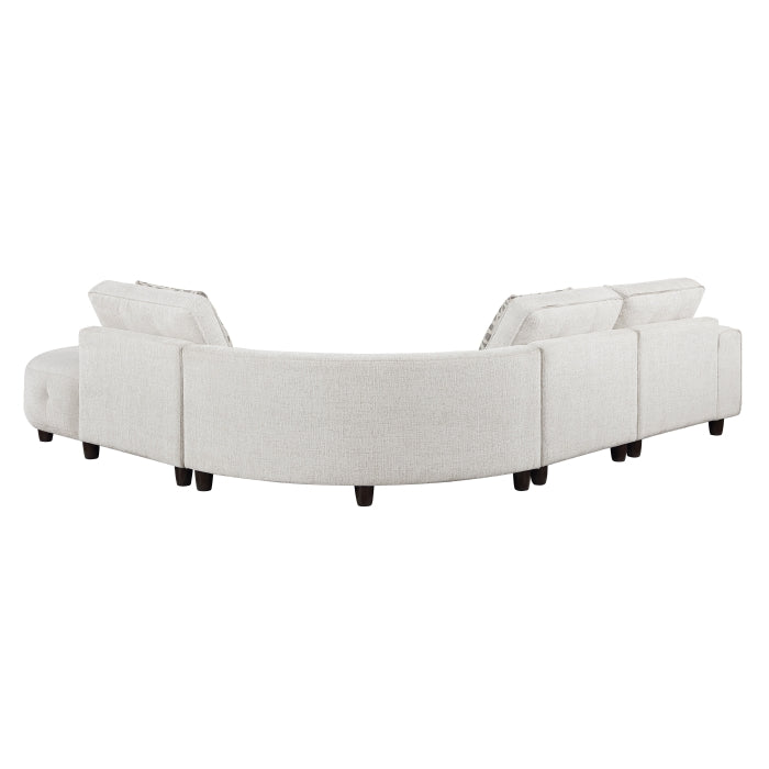 9025BEG*41LRC (4)4-Piece Sectional with Right Side Chaise, Hidden Storage, Lift Top, Receptacle and Charging Ports - 9025BEG*41LRC