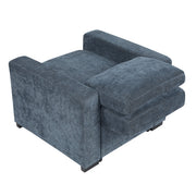 9027BUE-1CL Convertible Chair with Pull-out Bed - 9027BUE-1CL