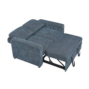 9027BUE-2CL Convertible Love Seat with Pull-out Bed - 9027BUE-2CL