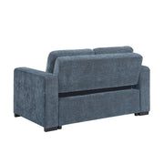 9027BUE-2CL Convertible Love Seat with Pull-out Bed - 9027BUE-2CL