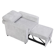 9027GRY-1CL Convertible Chair with Pull-out Bed - 9027GRY-1CL