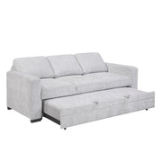 9027GRY-3CL Convertible Sofa with Pull-out Bed - 9027GRY-3CL