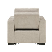 9027TPE-1CL Convertible Chair with Pull-out Bed - 9027TPE-1CL