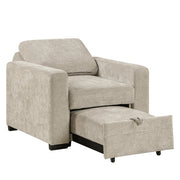 9027TPE-1CL Convertible Chair with Pull-out Bed - 9027TPE-1CL