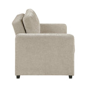 9027TPE-2CL Convertible Love Seat with Pull-out Bed - 9027TPE-2CL