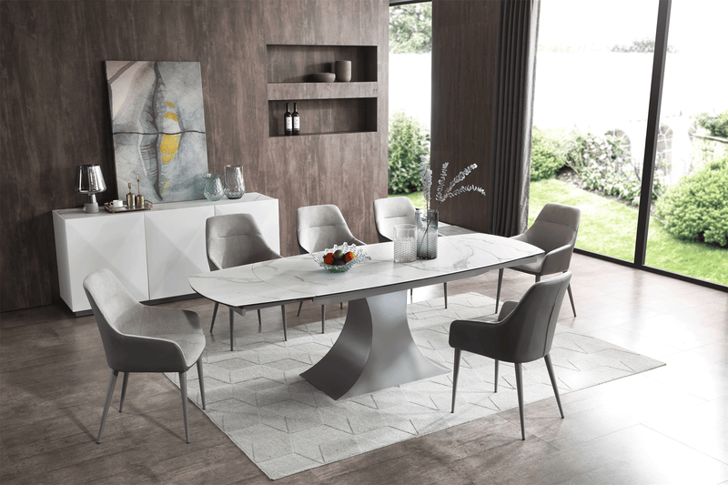9035 Dining Marble Table - DMV FurnitureDining Table
