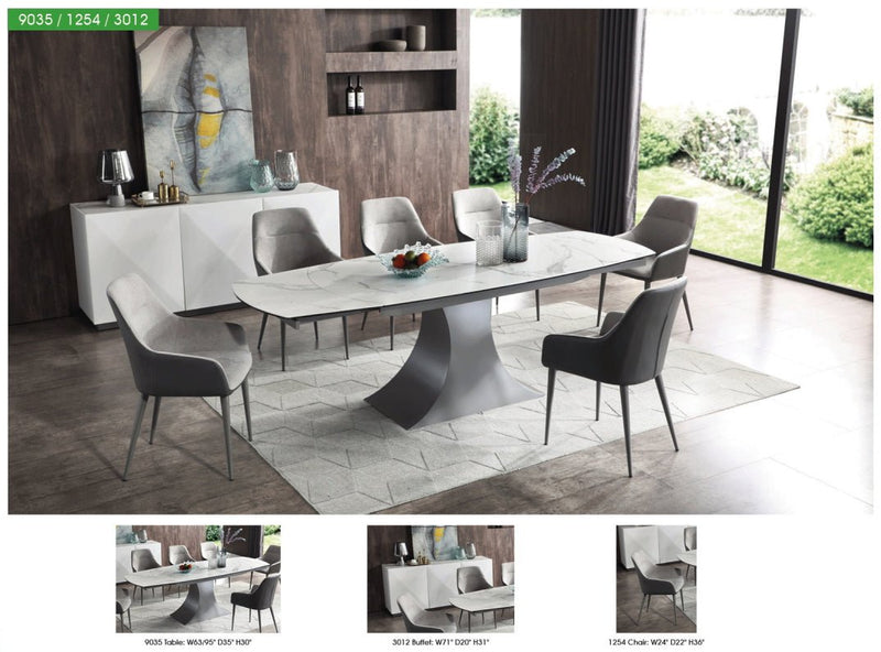 9035 Dining Marble Table - DMV FurnitureDining Table