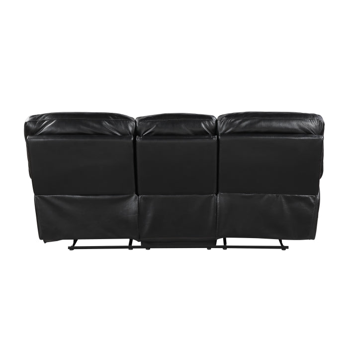 9037BLK*2 2pc Set: Sofa, Love - 9037BLK*2