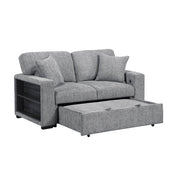 9050GRY*2SL 2pc Set: Sofa, Love - 9050GRY*2SL