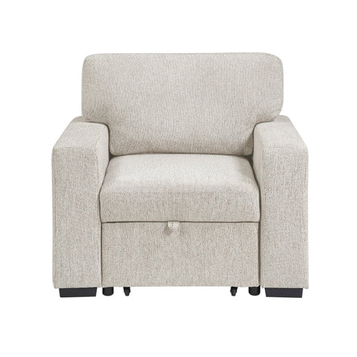 9050TPE-1SL Chair with Pull-out Ottoman, Arms with Shelves and Charging Ports - 9050TPE-1SL