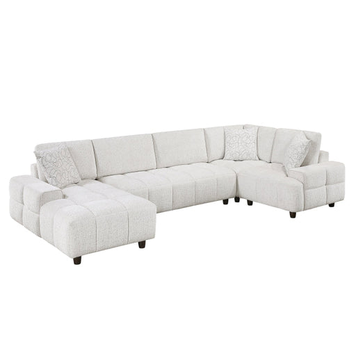 9067TPE*4LC1R 4-Piece Modular Sectional with Left Chaise - 9067TPE*4LC1R