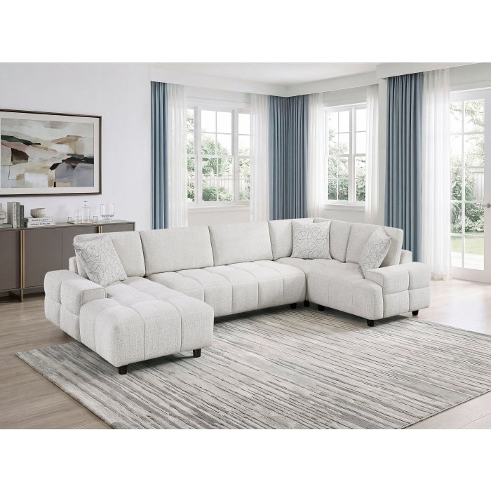 9067TPE*4LC1R 4-Piece Modular Sectional with Left Chaise - 9067TPE*4LC1R
