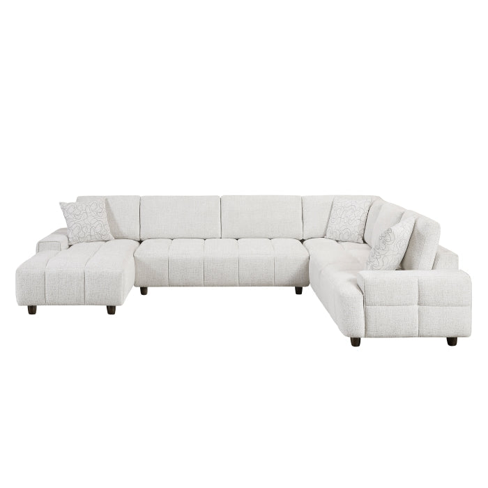 9067TPE*5LC1R 5-Piece Modular Sectional with Left Chaise - 9067TPE*5LC1R
