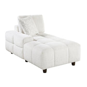 9067TPE*7LC1R 7-Piece Modular Sectional with Left Chaise, Two Consoles with Hidden Storage, Wireless Speakers, Wireless Chargers, Swivel Table Top, Reading Lights and Charging Ports - 9067TPE*7LC1R