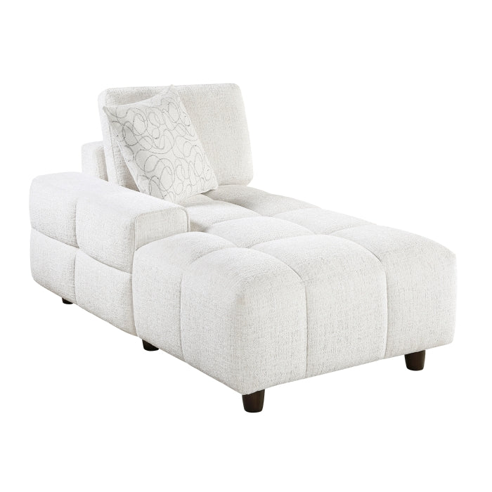 9067TPE*7LC1R 7-Piece Modular Sectional with Left Chaise, Two Consoles with Hidden Storage, Wireless Speakers, Wireless Chargers, Swivel Table Top, Reading Lights and Charging Ports - 9067TPE*7LC1R