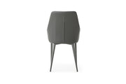 9087 Table Dark Grey With 1254 Chairs Set - DMV FurnitureDining Room Set