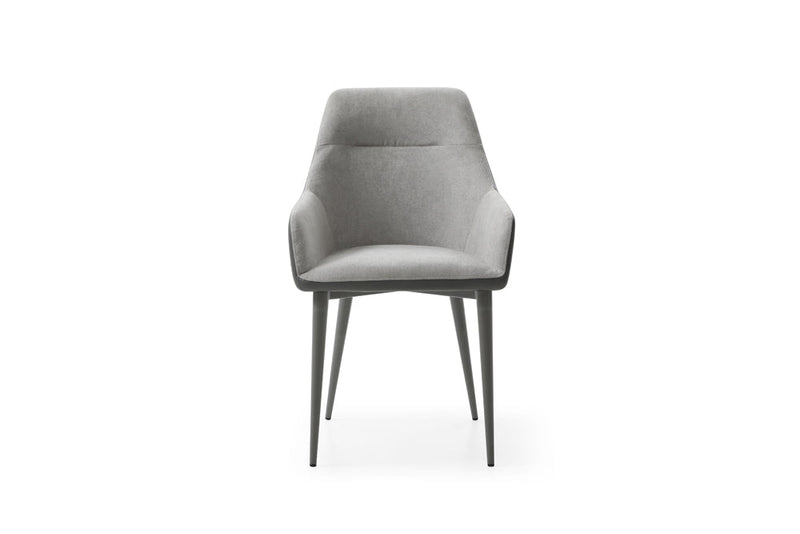 9087 Table Dark grey with 1254 chairs SET - p12871