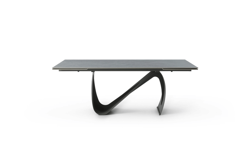 9087 Table Dark grey with 1254 chairs SET - p12871